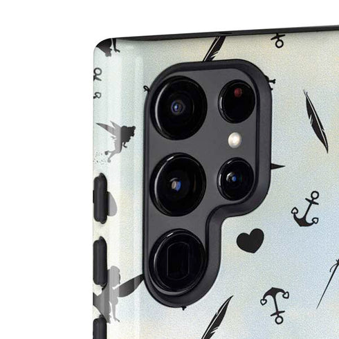 Disney Tinker Bell Fairy Size Pattern Galaxy S22 Ultra Pro Case