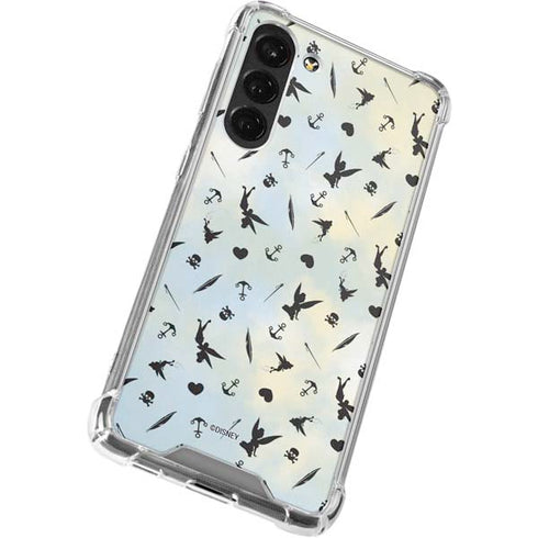 Disney Tinker Bell Fairy Size Pattern Galaxy S23 Plus Clear Case