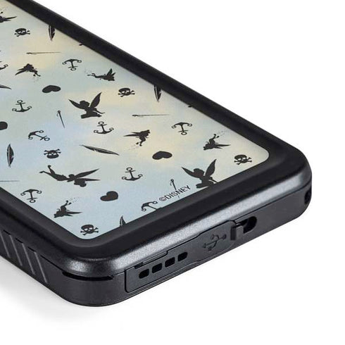Disney Tinker Bell Fairy Size Pattern Galaxy S23 Plus Waterproof Case