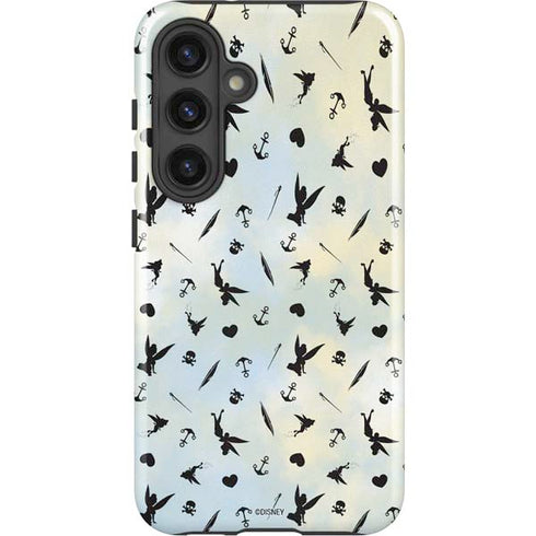 Disney Tinker Bell Fairy Size Pattern Galaxy S24 Plus Impact Case