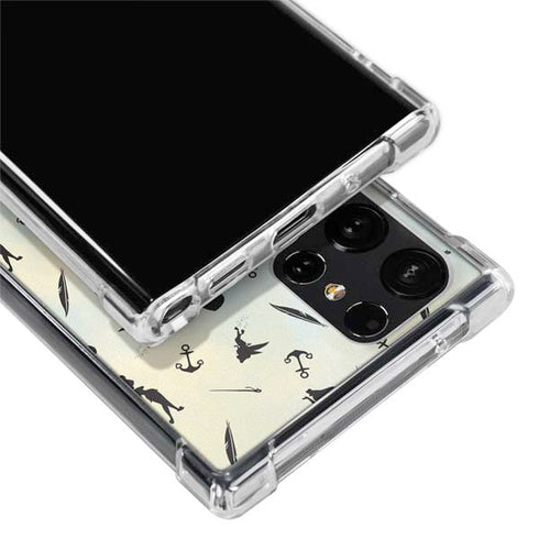 Disney Tinker Bell Fairy Size Pattern Galaxy S24 Ultra Clear Case
