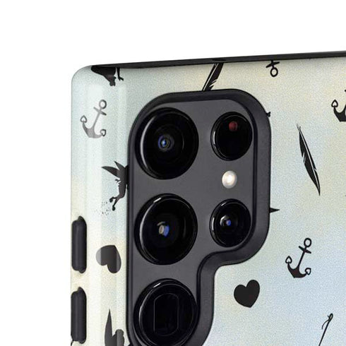 Disney Tinker Bell Fairy Size Pattern Galaxy S24 Ultra Impact Case