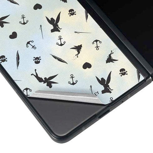 Disney Tinker Bell Fairy Size Pattern Galaxy Z Fold3 5G Skin