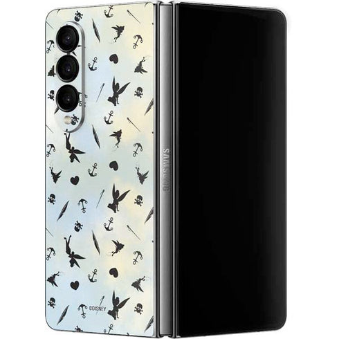 Disney Tinker Bell Fairy Size Pattern Galaxy Z Fold4 5G Skin