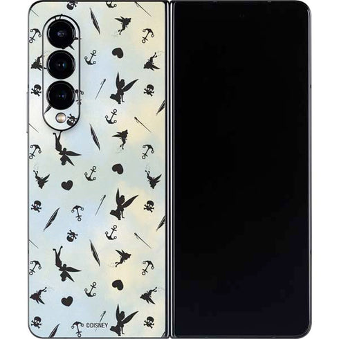 Disney Tinker Bell Fairy Size Pattern Galaxy Z Fold4 5G Skin