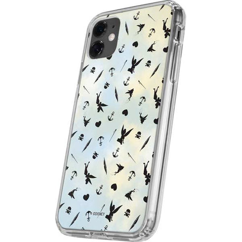 Disney Tinker Bell Fairy Size Pattern iPhone 11 Clear Case