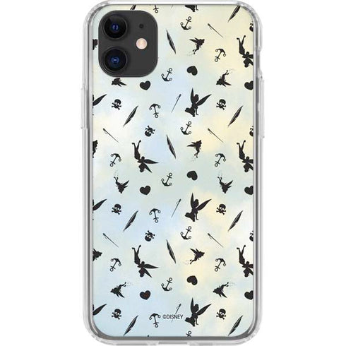 Disney Tinker Bell Fairy Size Pattern iPhone 11 Clear Case