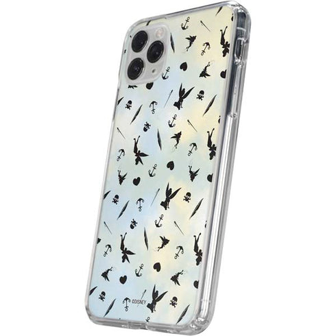 Disney Tinker Bell Fairy Size Pattern iPhone 11 Pro Clear Case