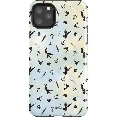 Disney Tinker Bell Fairy Size Pattern iPhone 11 Pro Max Impact Case
