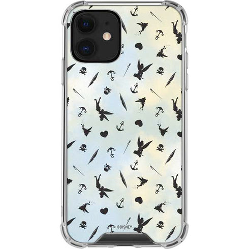 Disney Tinker Bell Fairy Size Pattern iPhone 12 Clear Case