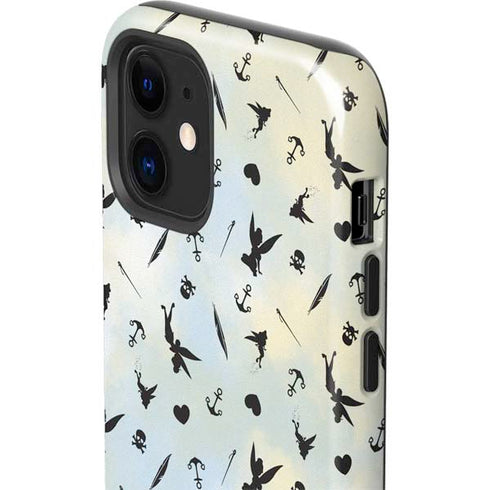 Disney Tinker Bell Fairy Size Pattern iPhone 12 Mini Impact Case