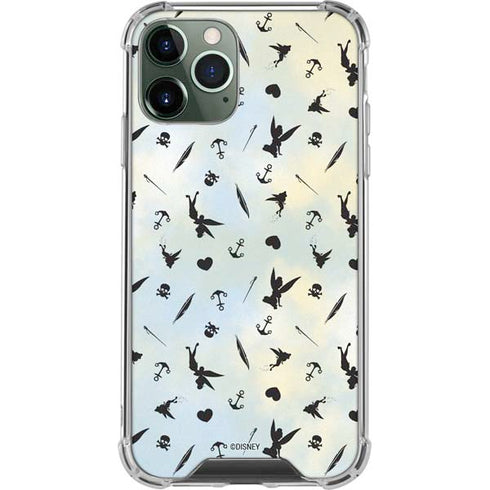 Disney Tinker Bell Fairy Size Pattern iPhone 12 Pro Clear Case
