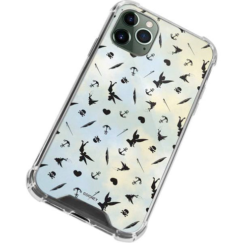 Disney Tinker Bell Fairy Size Pattern iPhone 12 Pro Clear Case