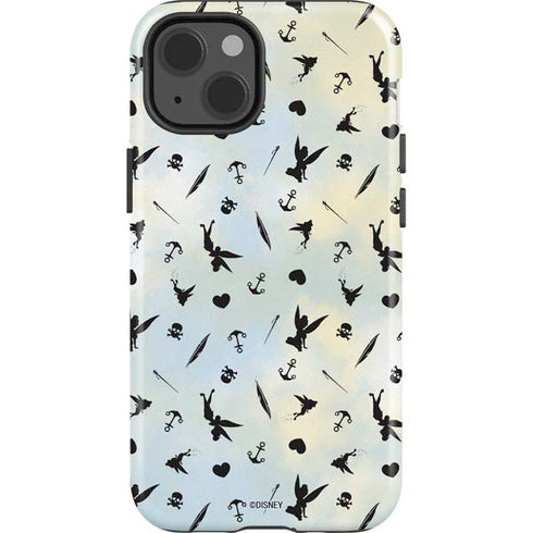 Disney Tinker Bell Fairy Size Pattern iPhone 14 Impact Case
