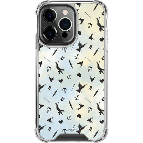 Disney Tinker Bell Fairy Size Pattern iPhone 14 Pro Clear Case