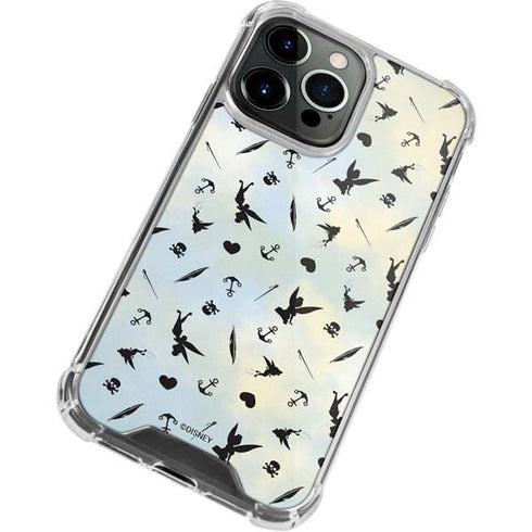 Disney Tinker Bell Fairy Size Pattern iPhone 15 Pro Clear Case