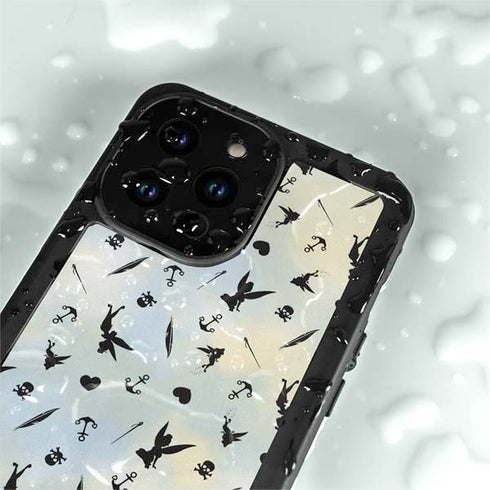 Disney Tinker Bell Fairy Size Pattern iPhone 14 Pro Max Waterproof Case