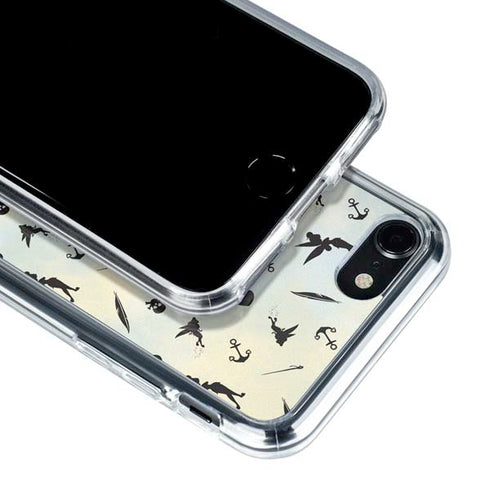Disney Tinker Bell Fairy Size Pattern iPhone SE (2nd & 3rd Gen) Clear Case