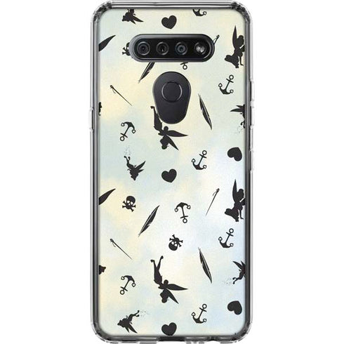 Disney Tinker Bell Fairy Size Pattern LG K51/Q51 Clear Case
