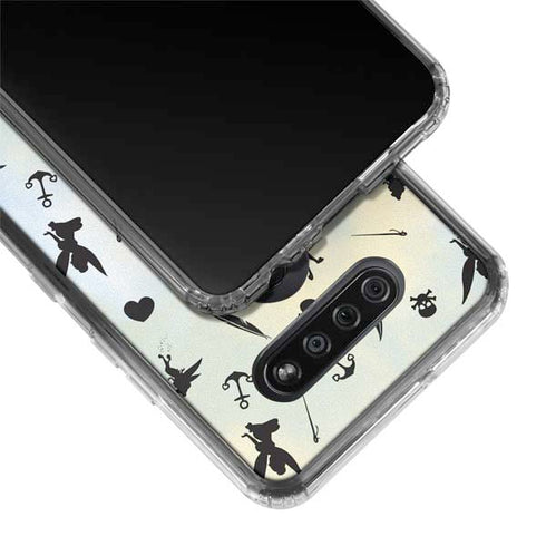 Disney Tinker Bell Fairy Size Pattern LG K51/Q51 Clear Case