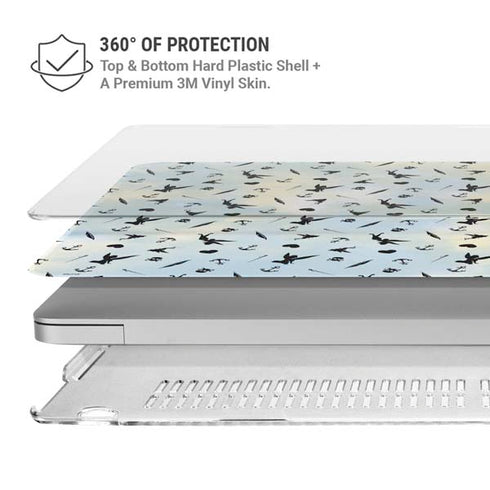 Disney Tinker Bell Fairy Size Pattern MacBook Air 13in M1 (2021) Case plus Skin