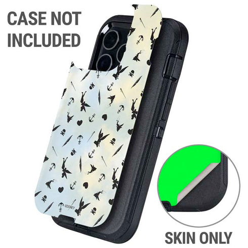 Disney Tinker Bell Fairy Size Pattern Otterbox Defender iPhone Skin