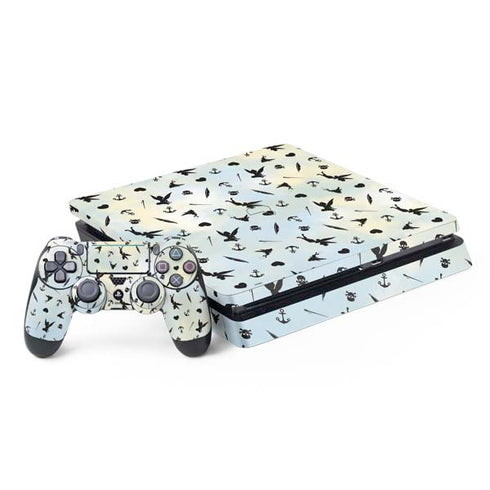 Disney Tinker Bell Fairy Size Pattern PS4 Slim Bundle Skin