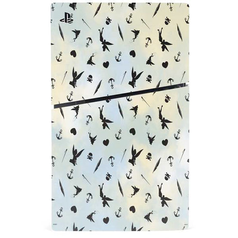 Disney Tinker Bell Fairy Size Pattern PS5 Slim Disk Console Skin