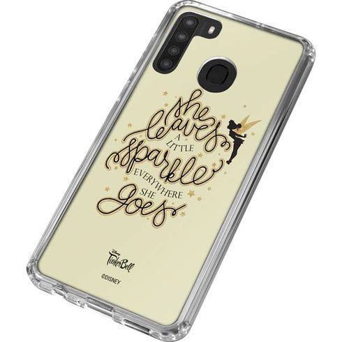 Disney Tinker Bell Leave A Little Sparkle Galaxy A21 Clear Case