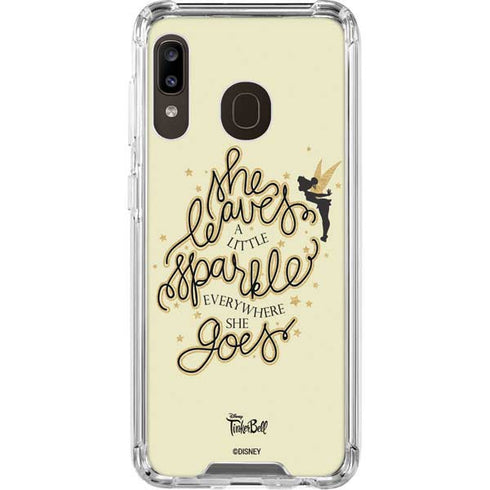Disney Tinker Bell Leave A Little Sparkle Galaxy A30 Clear Case