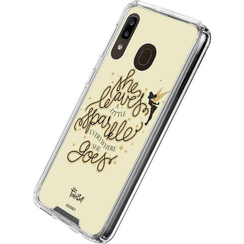 Disney Tinker Bell Leave A Little Sparkle Galaxy A30 Clear Case