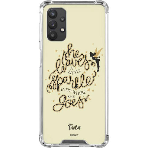 Disney Tinker Bell Leave A Little Sparkle Galaxy A32 5G Clear Case