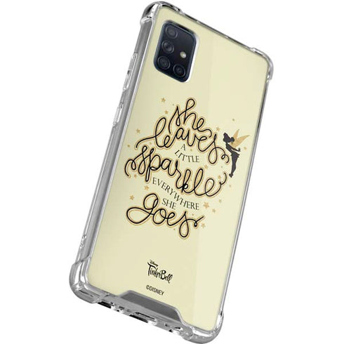 Disney Tinker Bell Leave A Little Sparkle Galaxy A71 5G Clear Case