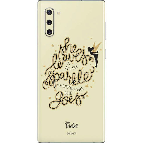 Disney Tinker Bell Leave A Little Sparkle Galaxy Note 10 Skin
