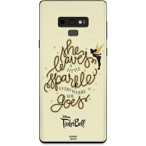 Disney Tinker Bell Leave A Little Sparkle Galaxy Note 9 Skin