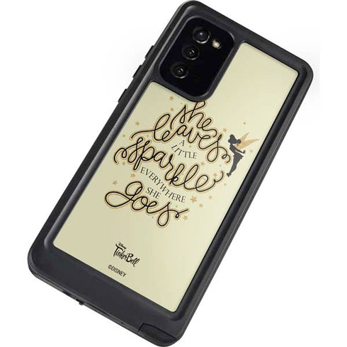Disney Tinker Bell Leave A Little Sparkle Galaxy Note20 5G Waterproof Case