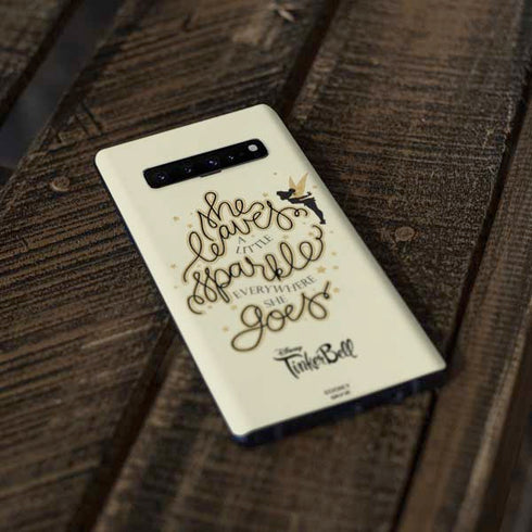 Disney Tinker Bell Leave A Little Sparkle Galaxy S10 Plus Skin