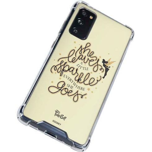 Disney Tinker Bell Leave A Little Sparkle Galaxy S20 FE Clear Case