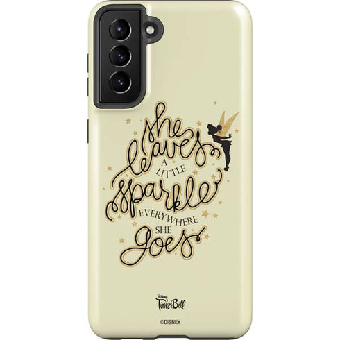 Disney Tinker Bell Leave A Little Sparkle Galaxy S21 Plus 5G Pro Case