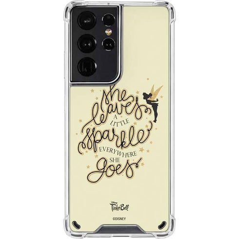 Disney Tinker Bell Leave A Little Sparkle Galaxy S21 Ultra 5G Clear Case