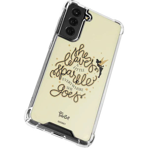 Disney Tinker Bell Leave A Little Sparkle Galaxy S22 Clear Case