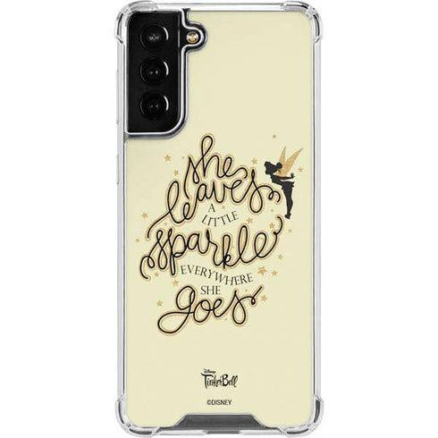 Disney Tinker Bell Leave A Little Sparkle Galaxy S22 Plus Clear Case