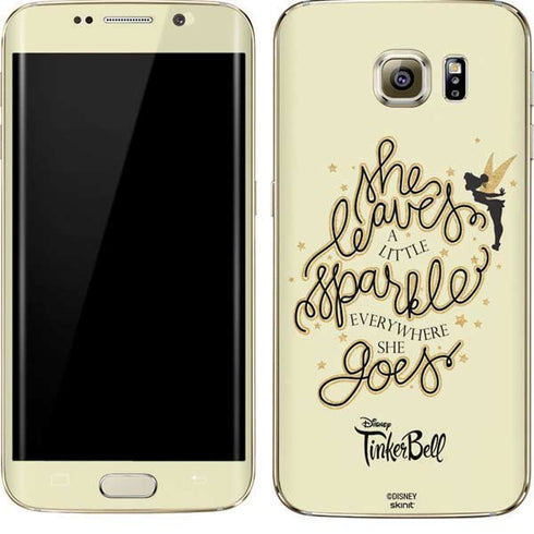 Disney Tinker Bell Leave A Little Sparkle Galaxy S7 Edge Skin