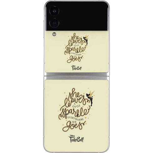 Disney Tinker Bell Leave A Little Sparkle Galaxy Z Flip3 5G Skin