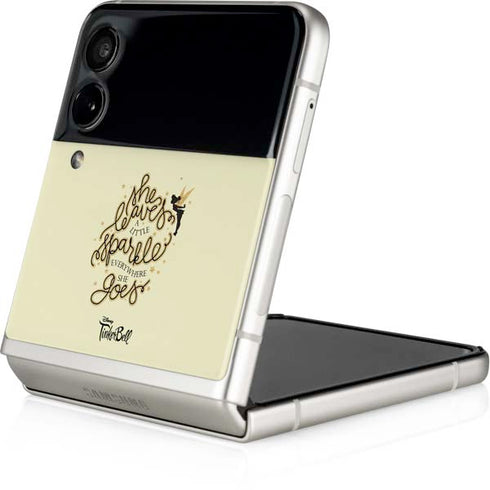 Disney Tinker Bell Leave A Little Sparkle Galaxy Z Flip4 5G Skin