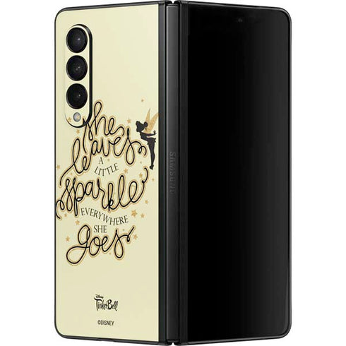 Disney Tinker Bell Leave A Little Sparkle Galaxy Z Fold3 5G Skin