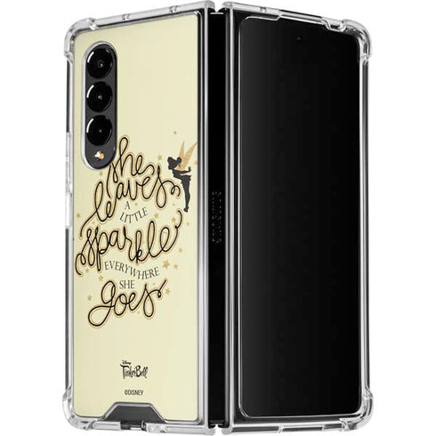 Disney Tinker Bell Leave A Little Sparkle Galaxy Z Fold4 5G Clear Case