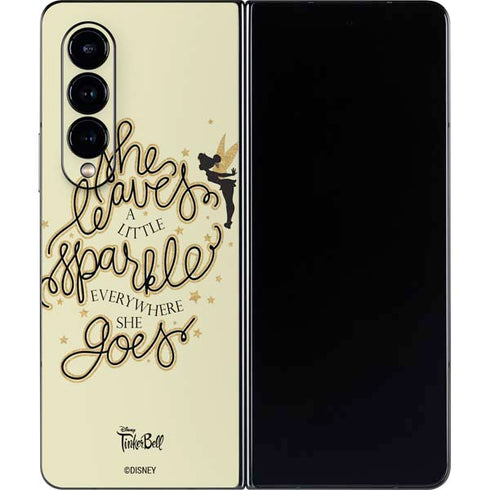 Disney Tinker Bell Leave A Little Sparkle Galaxy Z Fold4 5G Skin