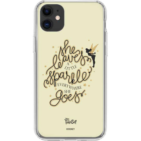 Disney Tinker Bell Leave A Little Sparkle iPhone 11 Clear Case