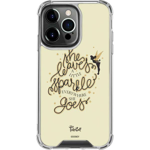 Disney Tinker Bell Leave A Little Sparkle iPhone 13 Pro Clear Case
